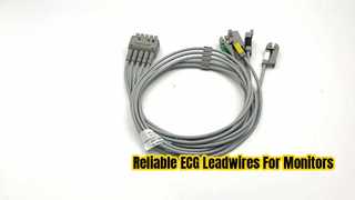 GE Ref:412681-003 Multi-Link ECG Leadwire Group Set ،5 -Lead ،Grabber ،IEC 74 CM /29 IN