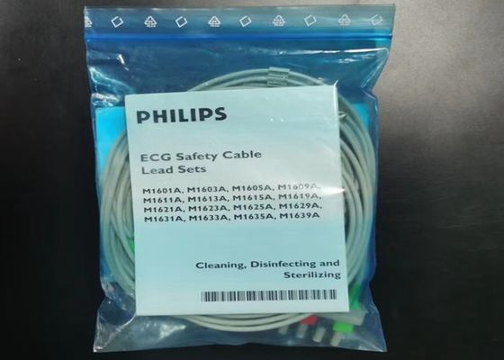 PHILIP M1623A لوازم مصرفی دستگاه های پزشکی ، 5 کابل EKG سرب 989803104511