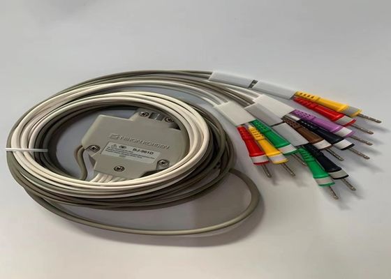 کابل مصرفی دستگاه های پزشکی استاندارد اتحادیه اروپا BJ-961D برای الکتروکاردیوگراف