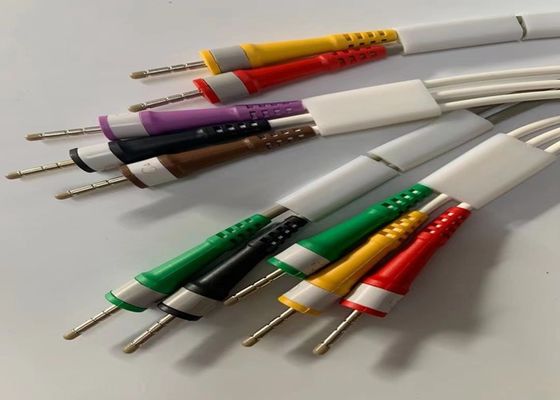 کابل مصرفی دستگاه های پزشکی استاندارد اتحادیه اروپا BJ-961D برای الکتروکاردیوگراف