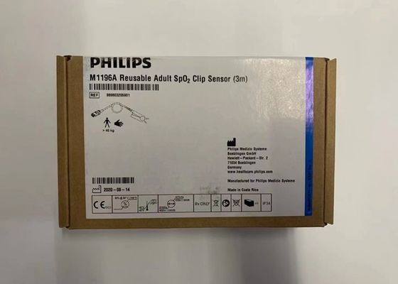 فیلیپ M1196A سنسور Spo2 بزرگسال قابل استفاده مجدد 3m D سر 8 پین رنگ سفید