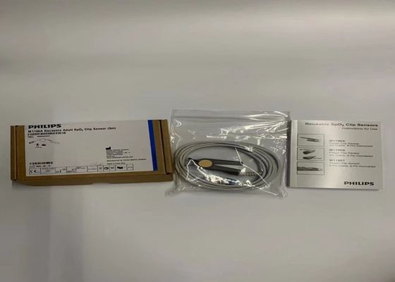 فیلیپ M1196A سنسور Spo2 بزرگسال قابل استفاده مجدد 3m D سر 8 پین رنگ سفید