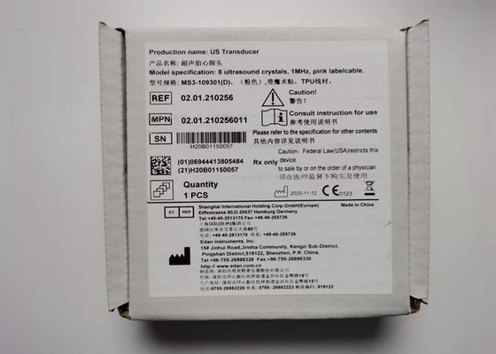 IPx8 ضد آب US Ultrasound Transducer 8 کریستال های فوق صوت 1MHz