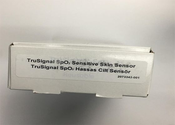 3 پی سی در یک جعبه TruSignal SpO2 حسگر حساس پوست 9 پین / قابل استفاده مجدد