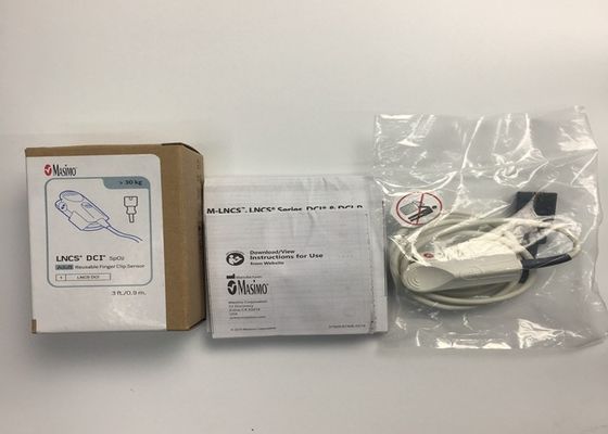 LNCS DCI SpO2 Masimo حسگر کلیپ انگشت قابل استفاده مجدد 9 پین Ref 1863 برای بزرگسالان