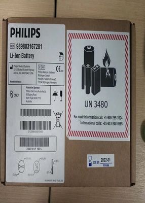 باتری لیتیوم یون قابل شارژ PHLIP XL+861290 دفیبریلاتور 14.4 ولت 6.75 آمپر ساعت 97 وات ساعت