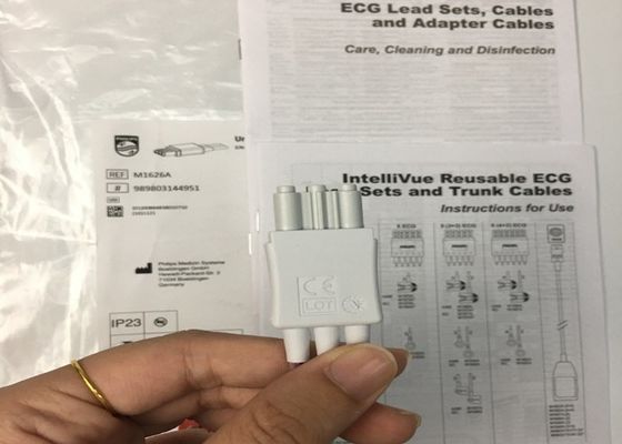M1626A کابل های سرکه ای که برای استفاده مجدد از EKG استفاده می شوند برای بیمارستان ها