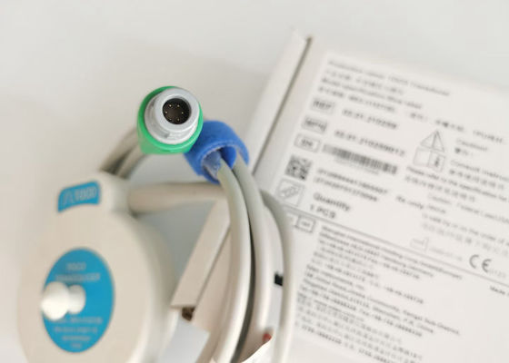 MS3-31527 Toco Transducer Probe 6 Needle Single Slot Blue Ribbon Velcro طول 2.5 متر