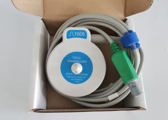 MS3-31527 Toco Transducer Probe 6 Needle Single Slot Blue Ribbon Velcro طول 2.5 متر
