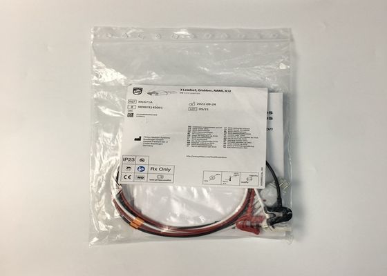 کابل های سربی AMMI ICU ECG Kables M1671A مواد TPU برای نظارت بر ECG