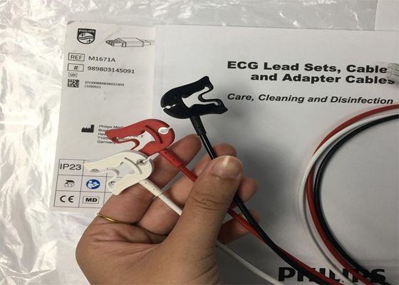 کابل های سربی AMMI ICU ECG Kables M1671A مواد TPU برای نظارت بر ECG
