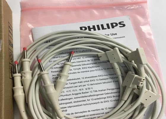 PHLIP قطعات جایگزین ECG ، AMMI IEC 12 سرب EKG اندام سرب 1.4M 989803151731