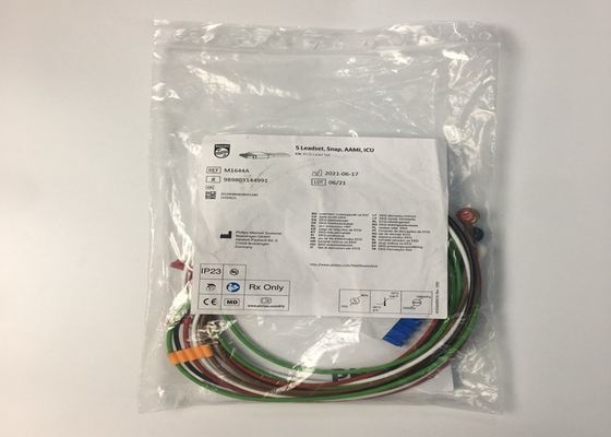 فلیپ M1644A Intellivue کابل EKG 5 سرب قابل استفاده مجدد 989803144991