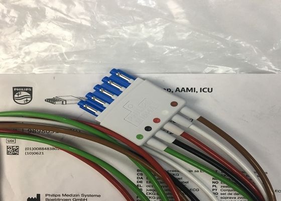 فلیپ M1644A Intellivue کابل EKG 5 سرب قابل استفاده مجدد 989803144991