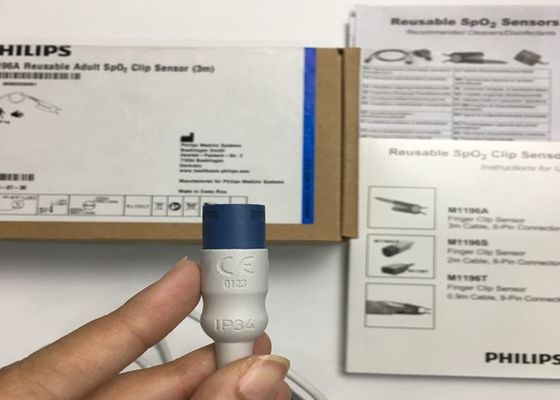 فلپ M1196A قطعات تعویض EKG، سنسور کلیپ انگشت 3M با کانکتور 8 PIN