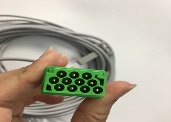 قطعات جایگزین چند لینک ECG کابل 3 سرب با سیم سرب گربر یکپارچه 3.6M