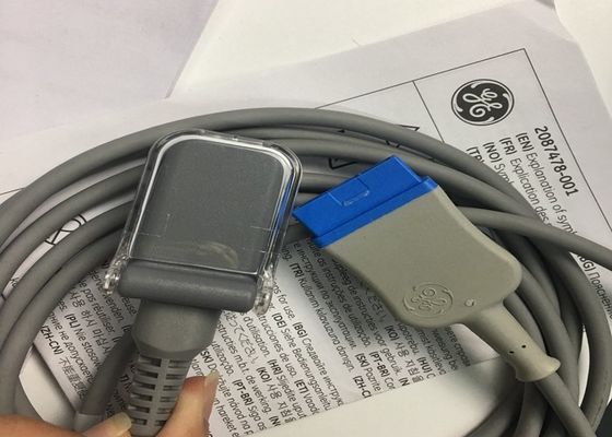 Trusingnal Peditip GE Spo2 Sensor قابل استفاده مجدد Ts-Sp-D 9 پین برای تجهیزات پزشکی