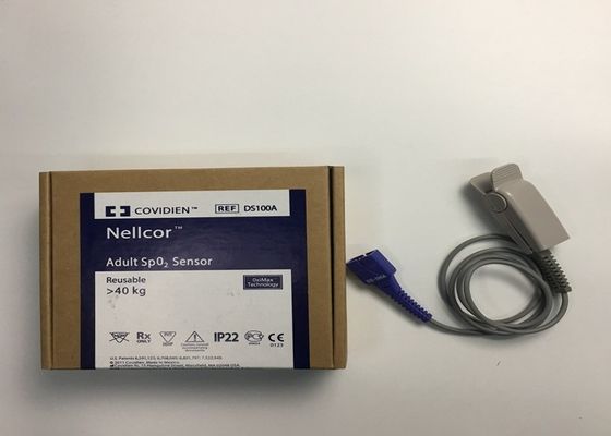 DS100A حسگر دوبار استفاده شده  بزرگسالان Spo2 9 پین برای دستگاه پزشکی