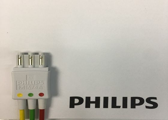 M1674A ECG سرب مجموعه کابل 3 سرب IEC ICU 1M برای تجهیزات پزشکی