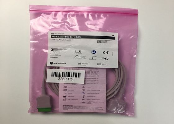 GE Adult Multi Link ECG سرب کابل 3 سرب 5 سرب 3.6M 12ft 2017003-001