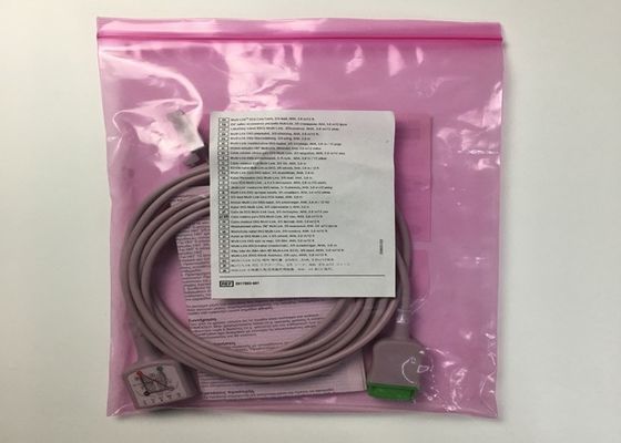 GE Adult Multi Link ECG سرب کابل 3 سرب 5 سرب 3.6M 12ft 2017003-001