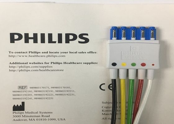 M1645A IntelliVue تجهیزات پزشکی قطعات یدکی کابل های 5 Leadset