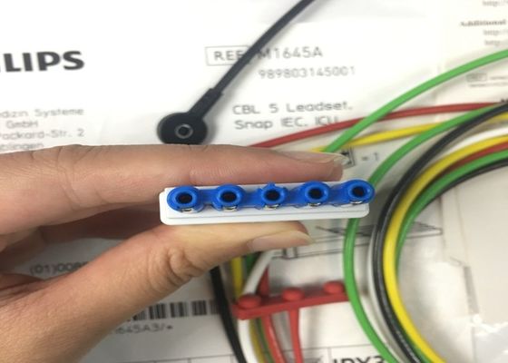 M1645A IntelliVue تجهیزات پزشکی قطعات یدکی کابل های 5 Leadset