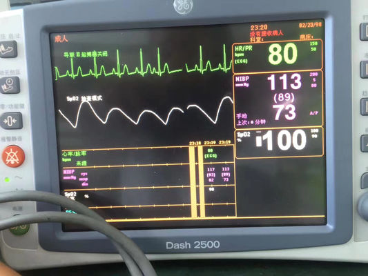 GE DASH2500 تعمیر و نگهداری مانیتور بیمار برای EKG پزشکی