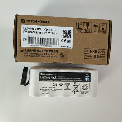 بسته باتری NIHON KOHDEN NKB-301V ولتاژ اسمی 12V 2800mAh Ni-MH
