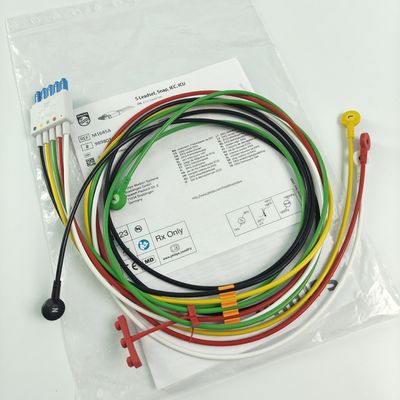 PHILIP مانیتور بیمار اصلی CBL 5 Leadset Snap IEC ICU REF M1645A 989803145001