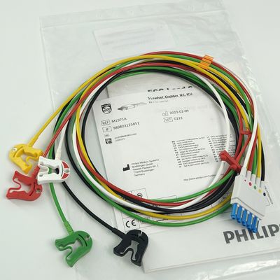 PHILIP مانیتور بیمار دستگاه پزشکی مصرفی CBL 5 سربسیت Grabber IEC ICU REF M1971A 989803125851