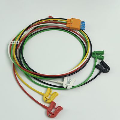989803125871 مواد مصرفی دستگاه پزشکی PHILIP مانیتور بیمار اصلی CBL 5 Leadset Grabber IEC OR REF M1974A