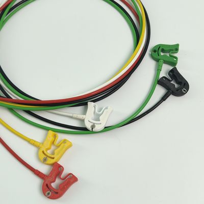 989803125871 مواد مصرفی دستگاه پزشکی PHILIP مانیتور بیمار اصلی CBL 5 Leadset Grabber IEC OR REF M1974A