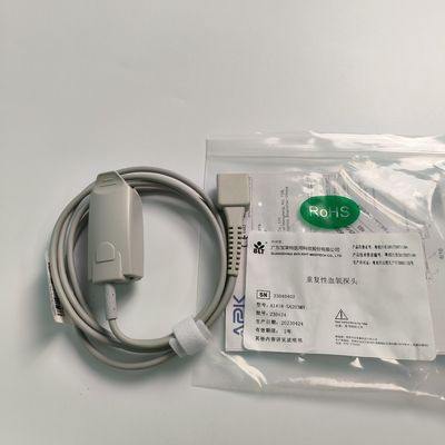 اصل تقسیم انگشت بالغ کلیپ خون اکسیژن سنج رمزگذاری شده 9 پین DB9 Trapezoidal PN 15-100-0013