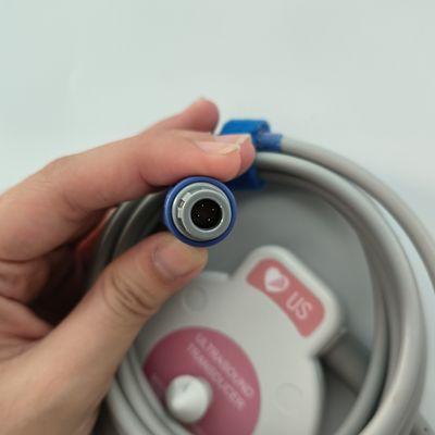 نظارت بر لاستیک US Transducer برای F2/F3/F6 ضربان قلب جنین US Probe Dual Slot 4 Pin MS3-109301 (D)