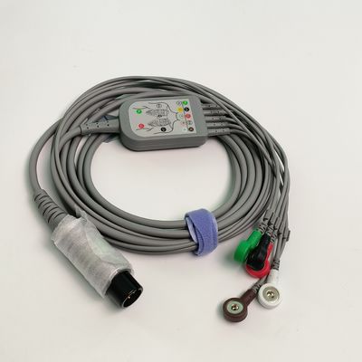REF EC05DAS061 مانیتور سیم قلب یکپارچه 5 سرب مقاوم به دفیبریلاسیون
