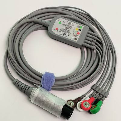 REF EC05DAS061 مانیتور سیم قلب یکپارچه 5 سرب مقاوم به دفیبریلاسیون