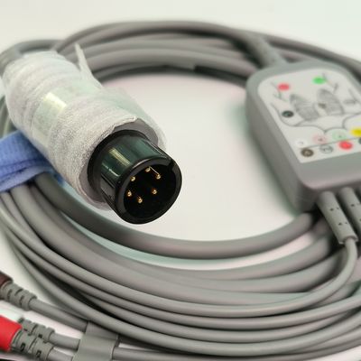REF EC05DAS061 مانیتور سیم قلب یکپارچه 5 سرب مقاوم به دفیبریلاسیون