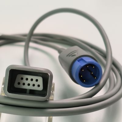 REF SHEC3 کابل افزایشی اکسیژن خون 2M سر گرد آبی واحد 7 پین L 2.0 متر