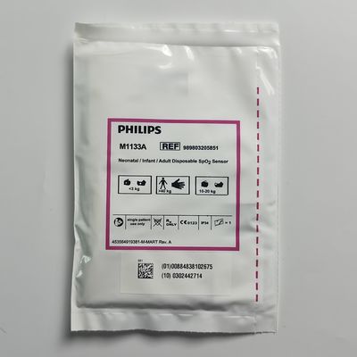 PHILIP اصل M1133A سنسور SpO2 یکبار مصرفی نوزادان / نوزادان / بزرگسالان REF: 989803128551