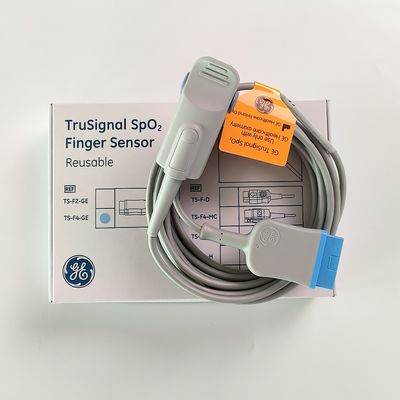 GE اصلی Ohmeda TruSignal SpO2 سنسور انگشت قابل استفاده مجدد REF:TS-F4-GE
