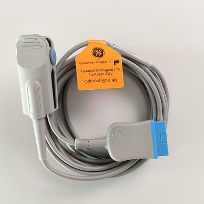 GE اصلی Ohmeda TruSignal SpO2 سنسور انگشت قابل استفاده مجدد REF:TS-F4-GE