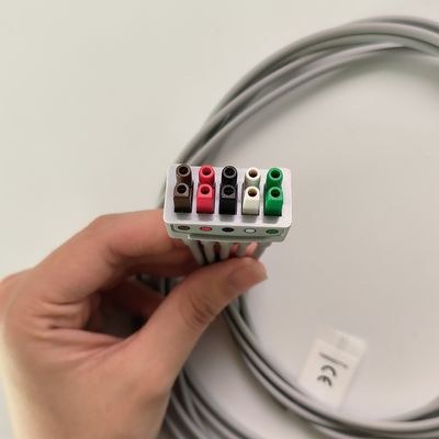 چند لینک ECG Leadwire قابل تعویض مجموعه 5-Lead Grabber AHA 74cm/29in.
