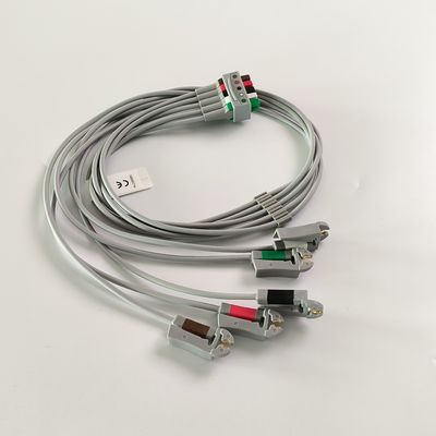 چند لینک ECG Leadwire قابل تعویض مجموعه 5-Lead Grabber AHA 74cm/29in.