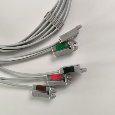چند لینک ECG Leadwire قابل تعویض مجموعه 5-Lead Grabber AHA 74cm/29in.