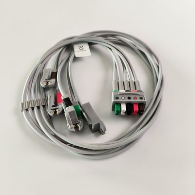 چند لینک ECG Leadwire قابل تعویض مجموعه 5-Lead Grabber AHA 74cm/29in.