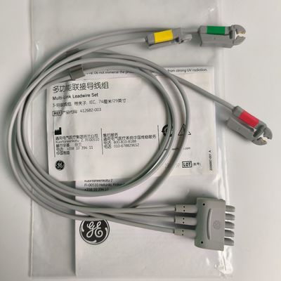 CareFusion GE Original Multi-Link ECG Lead wire 3-Lead Grabber IEC 74cm / 29in. REF: 412682-003 در این مورد به طور دقیق توضیح داده شده است.