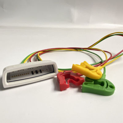 تله متری سه سرب استاندارد اروپایی کلیمپ ECG 3-Lead Grabber IEC Tele REF:989803171901