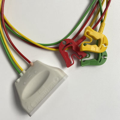 تله متری سه سرب استاندارد اروپایی کلیمپ ECG 3-Lead Grabber IEC Tele REF:989803171901