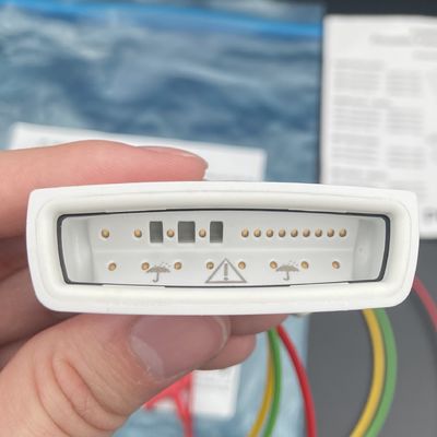سه راهنمای استاندارد اروپا کلیمپ با اتصال اکسیژن خون ECG 3 سرب گیرنده REF:989803171911